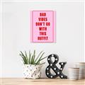 Picture of Bad Vibes Typography Poster _GroupedProduct_Rectangle_Portrait_Canvas_