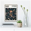 Picture of Flower Market London Poster _GroupedProduct_Rectangle_Portrait_Canvas_Framed_