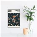Picture of Flower Market London Poster _GroupedProduct_Rectangle_Portrait_Canvas_Framed_