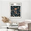 Picture of Flower Market London Poster _GroupedProduct_Rectangle_Portrait_Canvas_Framed_