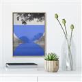 Picture of Misty Blue Horizon _GroupedProduct_Rectangle_Portrait_Canvas_Framed_