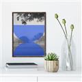 Picture of Misty Blue Horizon _GroupedProduct_Rectangle_Portrait_Canvas_Framed_