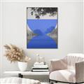 Picture of Misty Blue Horizon _GroupedProduct_Rectangle_Portrait_Canvas_Framed_