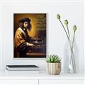 Picture of Old Vinyl Sounds Better Typography Poster _GroupedProduct_Rectangle_Portrait_Canvas_Framed_