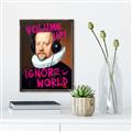 Picture of Volume Up Typography Poster _GroupedProduct_Rectangle_Portrait_Canvas_Framed_