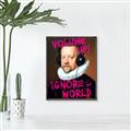 Picture of Volume Up Typography Poster _GroupedProduct_Rectangle_Portrait_Canvas_Framed_