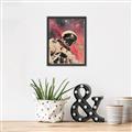 Picture of Astronaut in  Space _GroupedProduct_Rectangle_Portrait_Canvas_Framed_