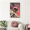 Picture of Astronaut in  Space _GroupedProduct_Rectangle_Portrait_Canvas_Framed_