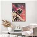 Picture of Astronaut in  Space _GroupedProduct_Rectangle_Portrait_Canvas_Framed_