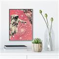 Picture of Astronaut in  Space _GroupedProduct_Rectangle_Portrait_Canvas_Framed_