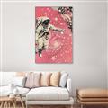 Picture of Astronaut in  Space _GroupedProduct_Rectangle_Portrait_Canvas_Framed_