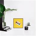Picture of Sushi Selection on a Playing Card _GroupedProduct_Square_Canvas_Framed_