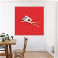 Picture of Sushi card _GroupedProduct_Square_Canvas_Framed_