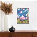 Picture of The Way To the Mountain _GroupedProduct_Rectangle_Portrait_Canvas_Framed_
