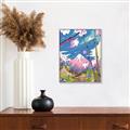 Picture of The Way To the Mountain _GroupedProduct_Rectangle_Portrait_Canvas_Framed_
