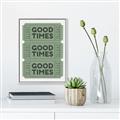 Picture of Good Times Poster _GroupedProduct_Rectangle_Portrait_Canvas_Framed_