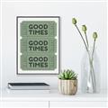 Picture of Good Times Poster _GroupedProduct_Rectangle_Portrait_Canvas_Framed_