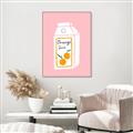 Picture of Orange Juice Poster _GroupedProduct_Rectangle_Portrait_Canvas_Framed_