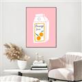 Picture of Orange Juice Poster _GroupedProduct_Rectangle_Portrait_Canvas_Framed_