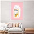 Picture of Orange Juice Poster _GroupedProduct_Rectangle_Portrait_Canvas_Framed_