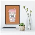 Picture of Caffeeine Queen Poster _GroupedProduct_Rectangle_Portrait_Canvas_Framed_
