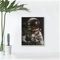 Picture of Untamed Spaceman _GroupedProduct_Rectangle_Portrait_Canvas_Framed_