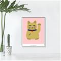 Picture of Maneki Neko – Lucky Cat _GroupedProduct_Rectangle_Portrait_Canvas_Framed_