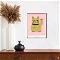 Picture of Maneki Neko – Lucky Cat _GroupedProduct_Rectangle_Portrait_Canvas_Framed_