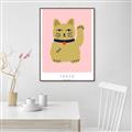 Picture of Maneki Neko – Lucky Cat _GroupedProduct_Rectangle_Portrait_Canvas_Framed_