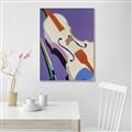 Picture of Retro Style Violin _GroupedProduct_Rectangle_Portrait_Canvas_Framed_