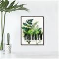 Picture of Piano watercolor Poster _GroupedProduct_Rectangle_Portrait_Canvas_Framed_
