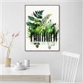Picture of Piano watercolor Poster _GroupedProduct_Rectangle_Portrait_Canvas_Framed_