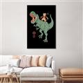 Picture of Catana T-Rex _GroupedProduct_Rectangle_Portrait_Canvas_Framed_