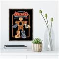 Picture of Robo Neko Cat Poster _GroupedProduct_Rectangle_Portrait_Canvas_Framed_
