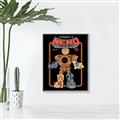 Picture of Robo Neko Cat Poster _GroupedProduct_Rectangle_Portrait_Canvas_Framed_