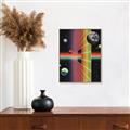 Picture of Space Rainbow Poster  _GroupedProduct_Rectangle_Portrait_Canvas_Framed_
