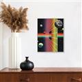 Picture of Space Rainbow Poster  _GroupedProduct_Rectangle_Portrait_Canvas_Framed_
