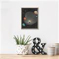 Picture of Abstract Space Poster _GroupedProduct_Rectangle_Portrait_Canvas_Framed_