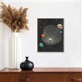 Picture of Abstract Space Poster _GroupedProduct_Rectangle_Portrait_Canvas_Framed_