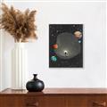 Picture of Abstract Space Poster _GroupedProduct_Rectangle_Portrait_Canvas_Framed_
