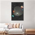 Picture of Abstract Space Poster _GroupedProduct_Rectangle_Portrait_Canvas_Framed_