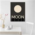 Picture of Moon Typography Poster _GroupedProduct_Rectangle_Portrait_Canvas_Framed_
