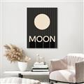 Picture of Moon Typography Poster _GroupedProduct_Rectangle_Portrait_Canvas_Framed_