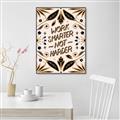 Picture of Work Smarter Not Harder Typography Poster _GroupedProduct_Rectangle_Portrait_Canvas_Framed_