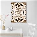 Picture of Work Smarter Not Harder Typography Poster _GroupedProduct_Rectangle_Portrait_Canvas_Framed_