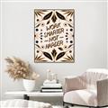 Picture of Work Smarter Not Harder Typography Poster _GroupedProduct_Rectangle_Portrait_Canvas_Framed_