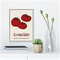 Picture of Food Art - Tomatoes Rome Food Market _GroupedProduct_Rectangle_Portrait_Canvas_Framed_