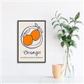 Picture of Food Art - Oranges Valencia Fruit Market _GroupedProduct_Rectangle_Portrait_Canvas_Framed_