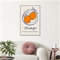 Picture of Food Art - Oranges Valencia Fruit Market _GroupedProduct_Rectangle_Portrait_Canvas_Framed_