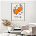 Picture of Food Art - Oranges Valencia Fruit Market _GroupedProduct_Rectangle_Portrait_Canvas_Framed_